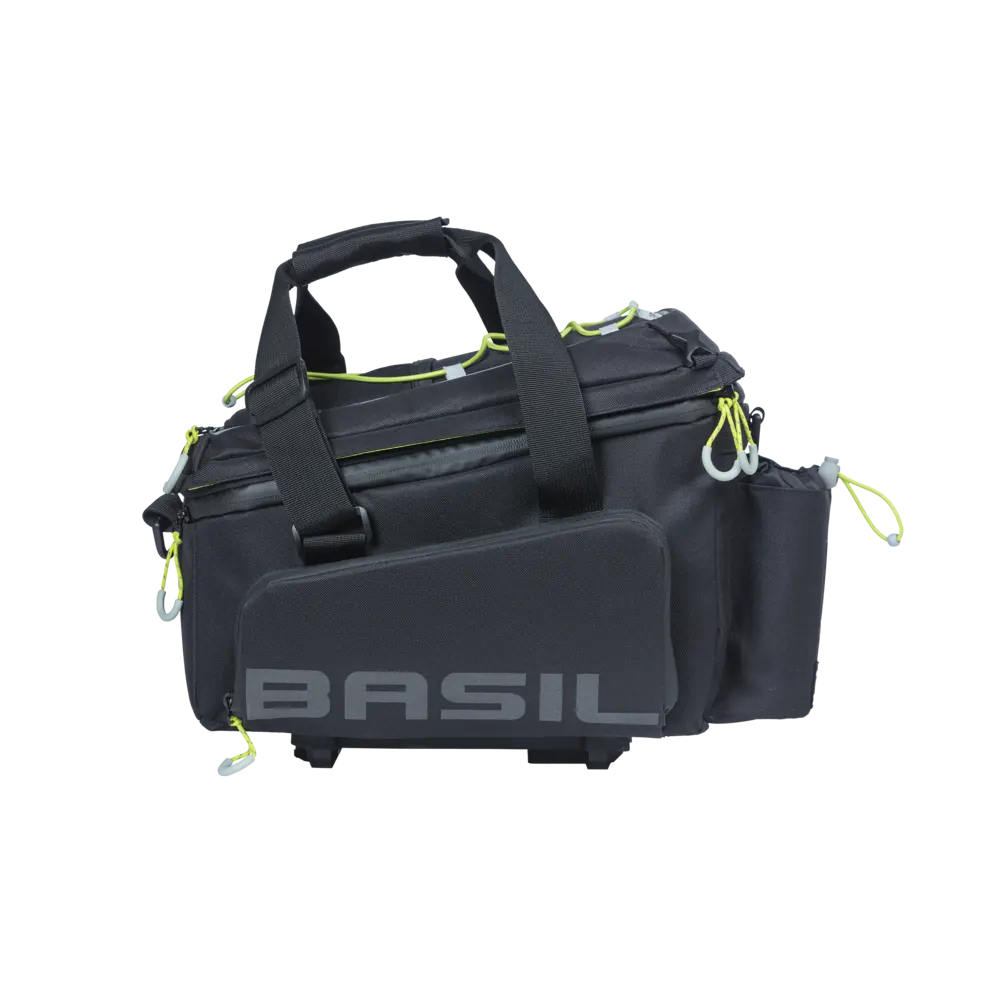 Gepäckträgertasche Basil XL Pro MIK schwarz lime, 9-36ltr, M