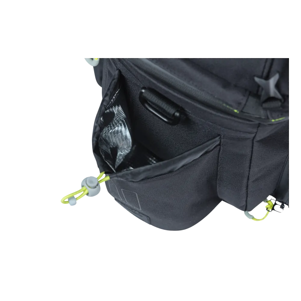 Gepäckträgertasche Basil XL Pro MIK schwarz lime, 9-36ltr, M