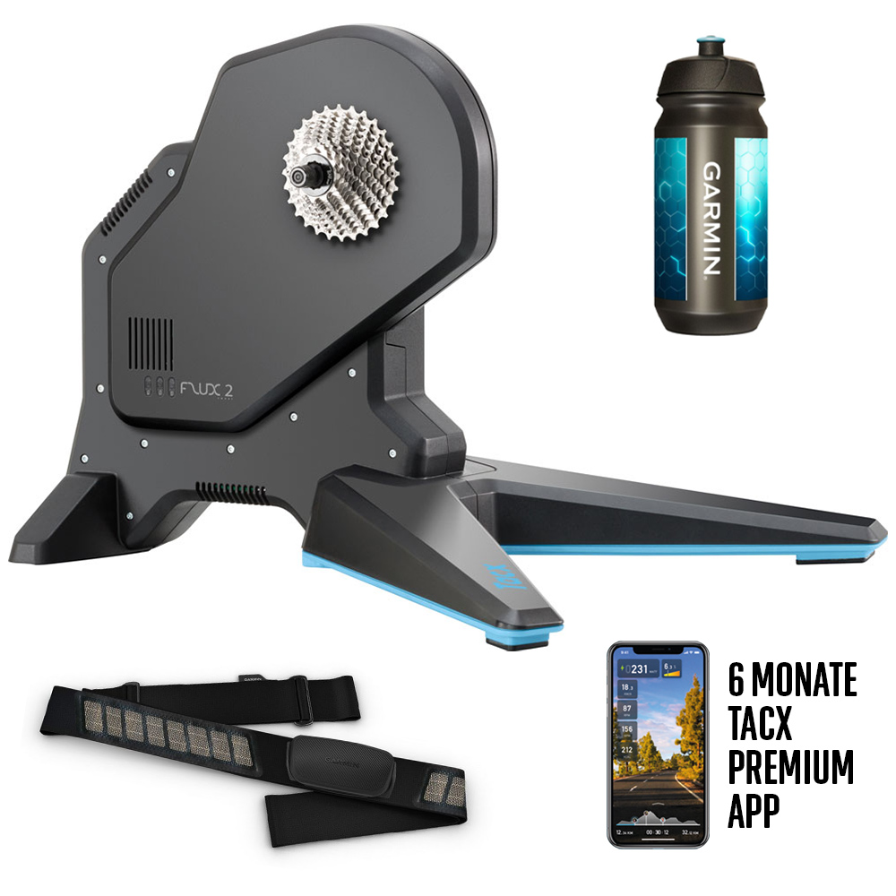 Tacx® FLUX 2 Smart-Trainer + Tacx® Zubehör Bundle ( Ohne Kassette ) Tacx® FLUX 2 Smart-Trainer + Tacx® Zubehör Bundle ( Ohne Kassette )