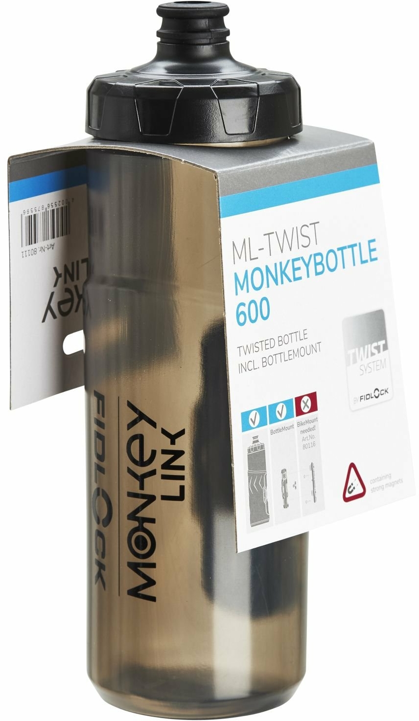 ML-MonkeyBottle CO 600ml mit BottleMount (flaschenseitig)