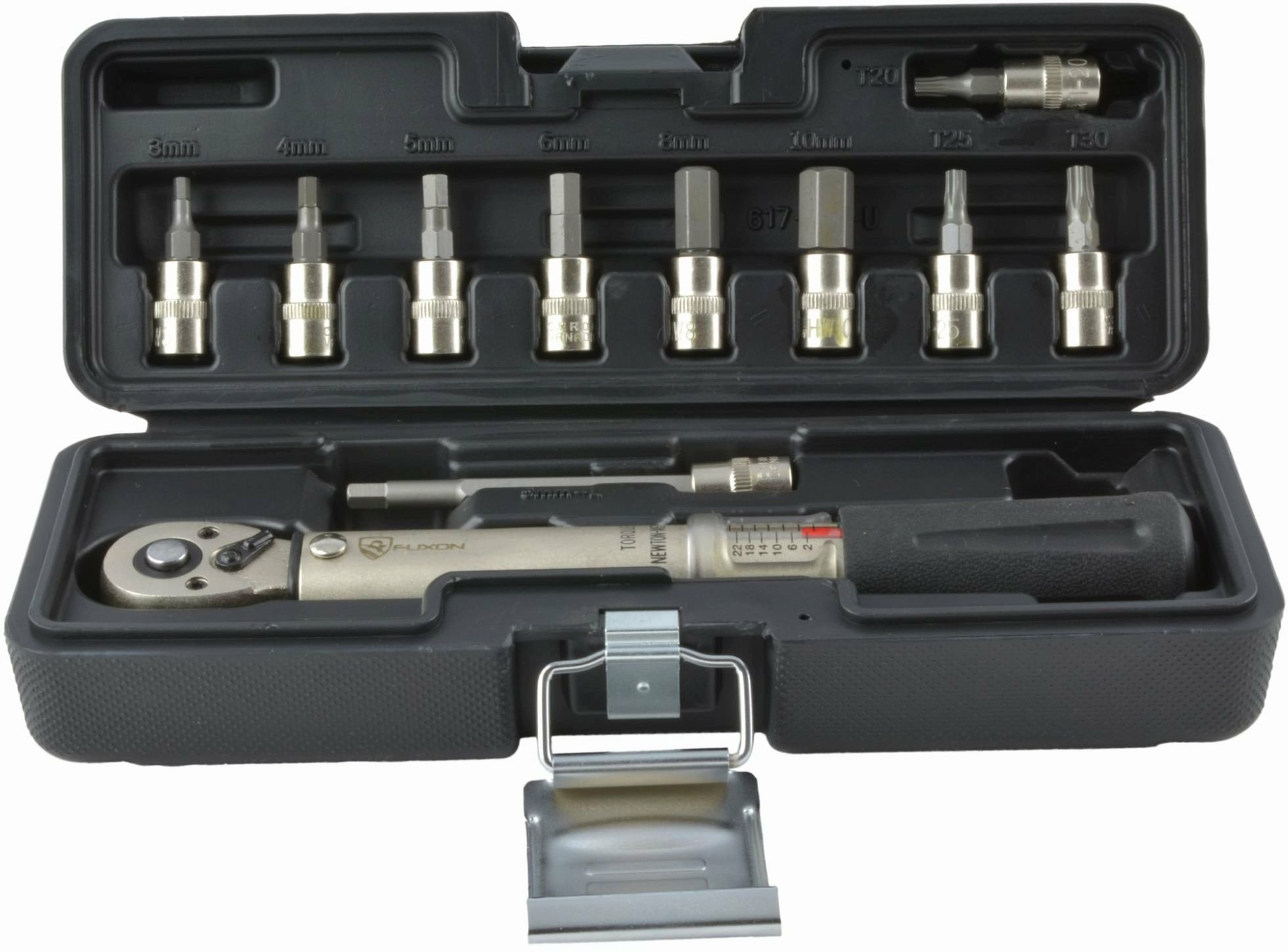 Drehmomentschlüssel 1/4" 2-24 Nm. 8-tlg Drehmomentschlüssel 1/4" 2-24 Nm. 8-tlg