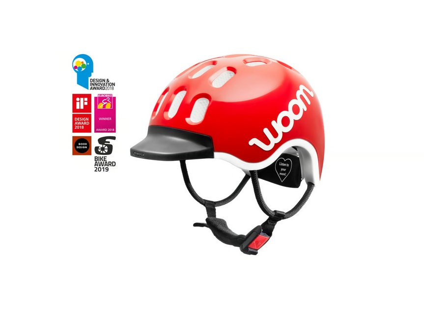 KIDS Helm XS woom red