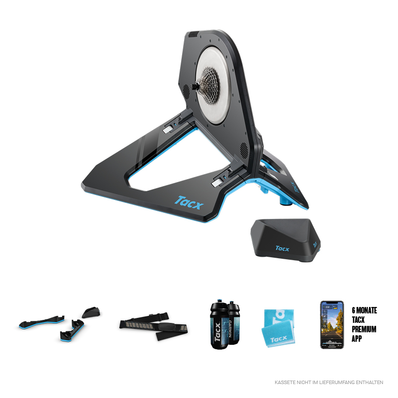 Tacx® NEO 2T Smart Smart-Trainer + Tacx® Zubehör Bundle ( Ohne Kassette )