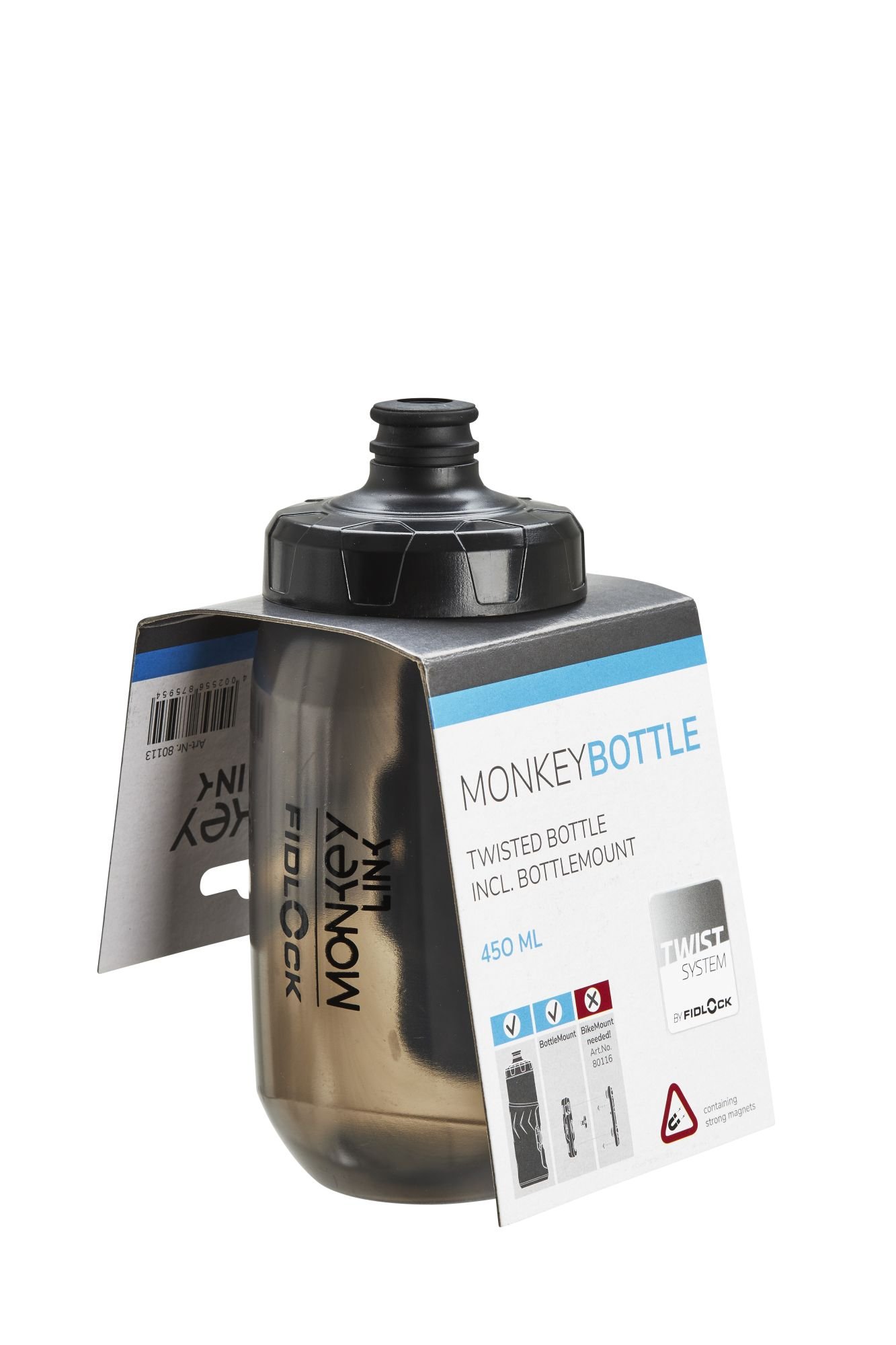 ML-MonkeyBottle 450ml mit BottleMount